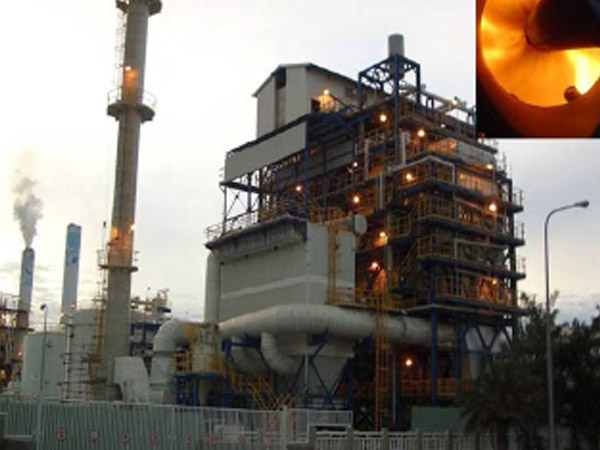 Taiwan-based MaiLiao synthetic phenol Plant waste / waste gas incinerator panorama